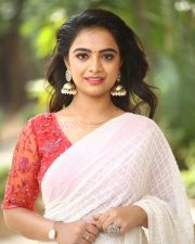 Telugu Actress Nandini at Seetharamapuramlo Movie Pre Release Press Meet Photos 14