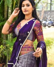 Actress Anusri at Devagudi Movie Trailer Launch Photos 12