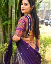 Actress Anusri at Devagudi Movie Trailer Launch Photos 13