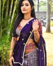 Actress Anusri at Devagudi Movie Trailer Launch Photos 15