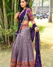 Actress Anusri at Devagudi Movie Trailer Launch Photos 16