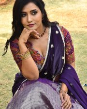 Actress Anusri at Devagudi Movie Trailer Launch Photos 23