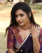 Actress Anusri at Devagudi Movie Trailer Launch Photos 25