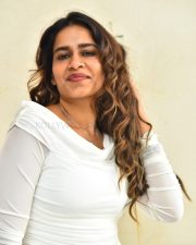 Actress Sahithi Dasari at Trimukha Movie Press Meet Photos 11