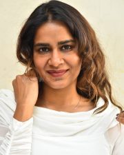 Actress Sahithi Dasari at Trimukha Movie Press Meet Photos 13