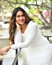 Actress Sahithi Dasari at Trimukha Movie Press Meet Photos 17