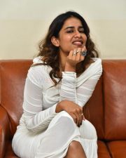 Actress Sahithi Dasari at Trimukha Movie Press Meet Photos 34