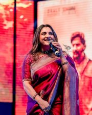 Divya Spandana in a Traditional Saree Photos 06