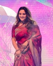 Divya Spandana in a Traditional Saree Photos 07