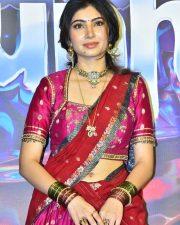 Heroine Sara Arjun at Euphoria Movie Trailer Launch Photos 12