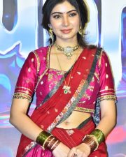 Heroine Sara Arjun at Euphoria Movie Trailer Launch Photos 14