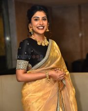 Actress Supritha Naidu at Amaravathiki Aahwanam Movie Pre Release Event Photos 17