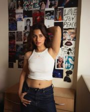 Fuh se Fantasy Actress Anushkaa Luhar in a Sexy White Tank Top and Dark Blue Jeans Photos 03