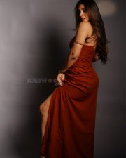 Glamorous Actress Sahar Krishnan in a red one shoulder dress Photos 19