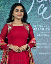 Heroine Nidhi Pradeep at Godari Gattupaina Movie Trailer Launch Photos 09
