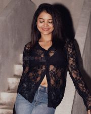 Contemporary Actress Sanjana Tiwari in a black lace jacket Photos 20