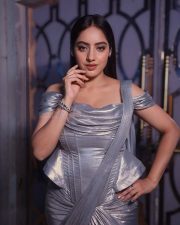 Dazzling Deepika Singh Goyal in a Sculpted Silver Saree at The International Iconic Awards 2025 Pictures 02