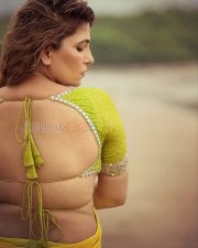 Glowing Actress Nikita Soni in a Yellow Saree Green Blouse Photos 05 Glowing Actress Nikita Soni in a Yellow Saree Green Blouse Photos 05