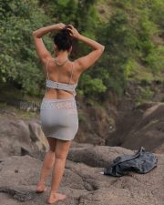 Seductive Nikita Soni Cleavage in a Silver Grey Bodycon Mini Dress Photos 04 Seductive Nikita Soni Cleavage in a Silver Grey Bodycon Mini Dress Photos 04