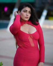 Sultry Nikita Soni Cleavage in a Hot Pink Corset Bodycon Dress Photos 04 Sultry Nikita Soni Cleavage in a Hot Pink Corset Bodycon Dress Photos 04