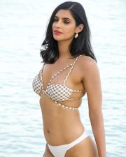 Hot Manmeet Kaur in a White Bikini Photos 01