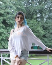 Playful Actress Riva Arora in a White Mesh Top and Denim Shorts Photos 03 Playful Actress Riva Arora in a White Mesh Top and Denim Shorts Photos 03