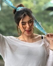 Playful Actress Riva Arora in a White Mesh Top and Denim Shorts Photos 05 Playful Actress Riva Arora in a White Mesh Top and Denim Shorts Photos 05