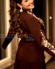 Elegant Actress Anjali Arora in a Maroon Embroidered Jacket Lehenga Photos 01 Elegant Actress Anjali Arora in a Maroon Embroidered Jacket Lehenga Photos 01
