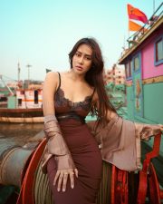 Enchanting Actress Muna Gauchan in a dusty rose embroidered crop choli with draped pallu and flower accent photos 02 Enchanting Actress Muna Gauchan in a dusty rose embroidered crop choli with draped pallu and flower accent photos 02