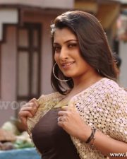 Glamorous Actress Malavika in a Brown Tank Top And Coin Shrug Photos 25