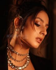 Luminous Actress Isha Malviya in a Black Top with Layered Crystal Tennis Necklaces Photos 01 Luminous Actress Isha Malviya in a Black Top with Layered Crystal Tennis Necklaces Photos 01