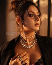 Luminous Actress Isha Malviya in a Black Top with Layered Crystal Tennis Necklaces Photos 03 Luminous Actress Isha Malviya in a Black Top with Layered Crystal Tennis Necklaces Photos 03
