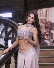 Naagin 7 Actress Priyanka Chahar Choudhary in a Silver Embellished Crop Top Blush Lehenga Photos 04 Naagin 7 Actress Priyanka Chahar Choudhary in a Silver Embellished Crop Top Blush Lehenga Photos 04