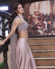 Naagin 7 Actress Priyanka Chahar Choudhary in a Silver Embellished Crop Top Blush Lehenga Photos 07 Naagin 7 Actress Priyanka Chahar Choudhary in a Silver Embellished Crop Top Blush Lehenga Photos 07